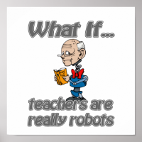 robot teachers print
