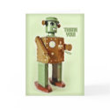 ROBOT THANKS cards by BryonTiffDesign ROBOT THANKS cards