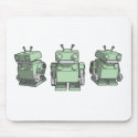 Robot Trio mousepad by minipixel Robot Trio mousepad