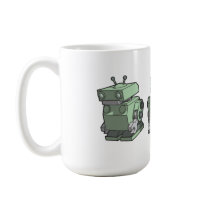 Robot Trio mug by minipixel Robot Trio mug
