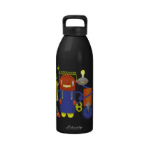 Robot Trio Water Bottle