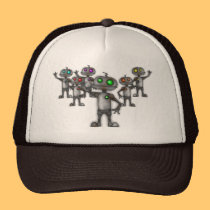 robot trucker hat hats
