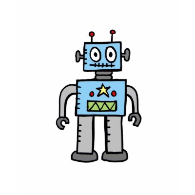 robot! tshirts by jeleneart