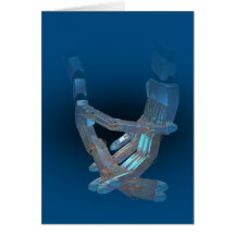 Robot valentine greeting card