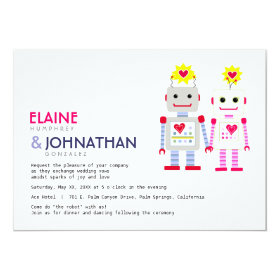 Robot Wedding Invitation 5