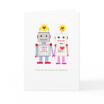 Robot Wedding Thank You Cards