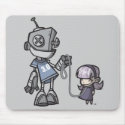 Robot With Child mousepads