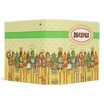 Robotic Cookbook binders by Death_by_Cupcake Robotic Cookbook binders