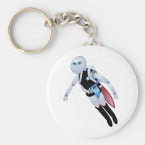 Robotic Cops 2099 keychains