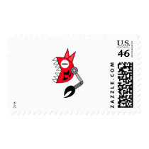 Robotic Demonic postage by Sleepless_Shadowman Robotic Demonic postage