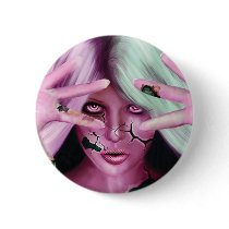 Robotic Woman Pins