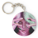 Robotic Woman Key Chain