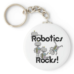 Robotics Rocks Keychain