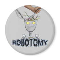 ROBOTOMY Magnet by MDKgraphics ROBOTOMY Magnet