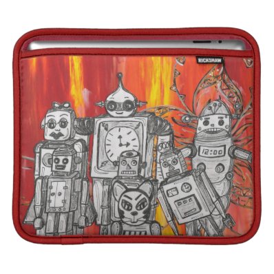 Robots 7 iPad Sleeve