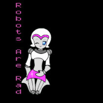Robots are Rad t-shirts