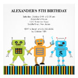 Robots Birthday Party Invitation