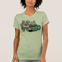 Robots & Coffee t-shirts