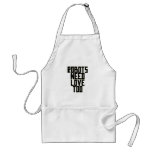 Robots Need Love Too by Chillee Wilson Apron