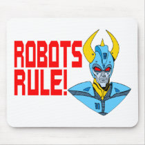 Robots Rule mousepads