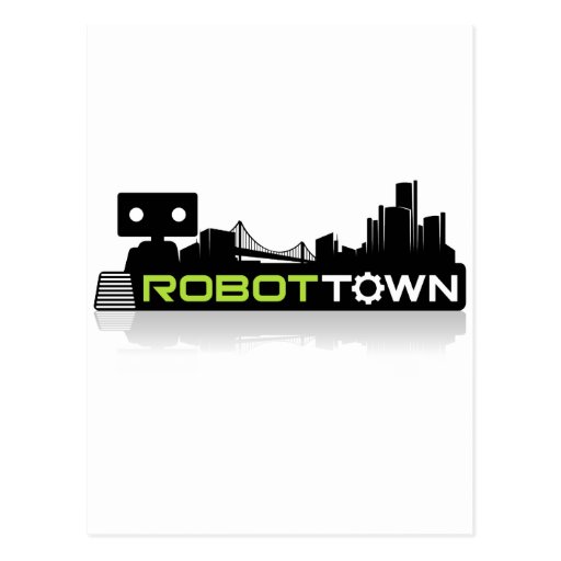 RobotTown Post Cards