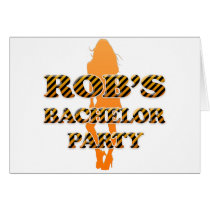 Rob's Bachelor Party Greeting Cards