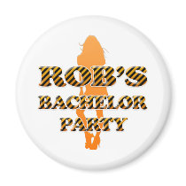 Rob's Bachelor Party Refrigerator Magnet