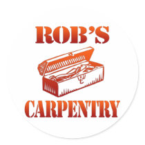 Rob's Carpentry Round Stickers