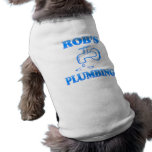 Rob's Plumbing Doggie T Shirt