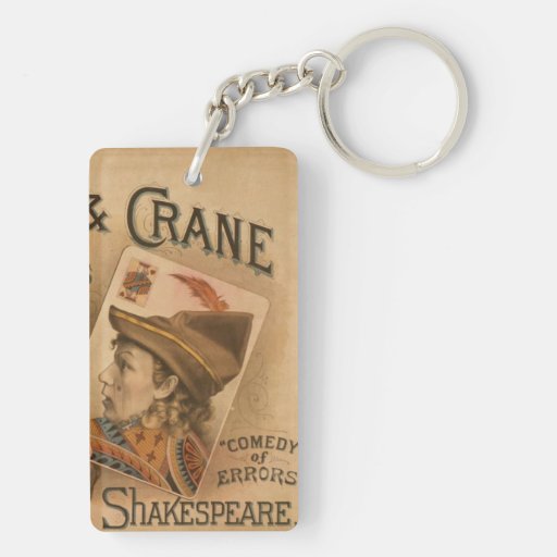 Robson & Crane - the Knaves of Shakespeare Rectangular Acrylic Key Chains