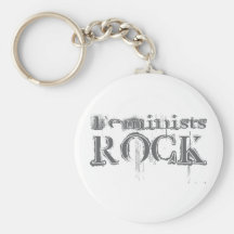 Roca de las feministas llaveros personalizados