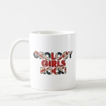 ¡Roca de los chicas de la geología!  (Bandera BRIT Taza De Café