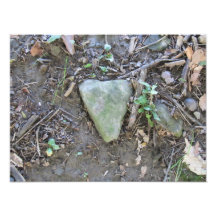 Roca en forma de corazón 2 arte con fotos