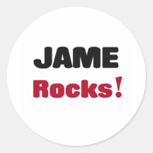 Rocas de Jame Pegatina