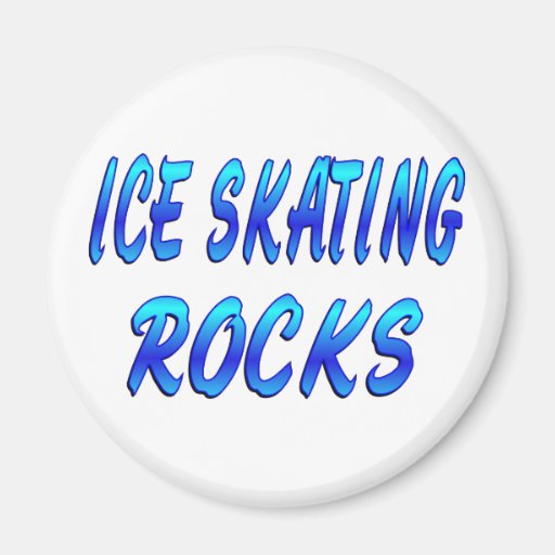 ROCAS DEL PATINAJE DE HIELO IMANES  