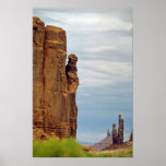 Rocas derechas, valle del monumento, Utah Posters