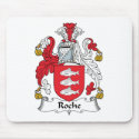 Roche Family Crest mousepads by coatsofarms Roche Family Crest mousepads