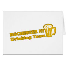 Rochester Hills Drinking Team tee shirts Card