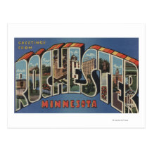 Rochester, Minnesota - Large Letter Scenes Post Cards