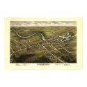 Rochester NH 19th Century Birdseye View posters by paulpat Rochester NH 19th Century Birdseye View posters