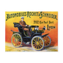 Rochet-Schneider Automobile Post Card