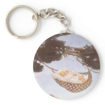 Rock a Bye Baby by Jesse Willcox Smith Key Chain