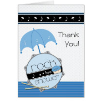 Rock a Bye Baby Shower Thank You cards