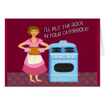 Rock and Casserole Card