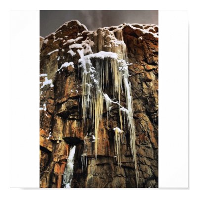 Rock and Ice Print by Digitalwonder