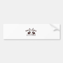 Rock and roll attitude bumper stickers