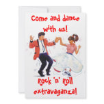 rock and roll dance invitation