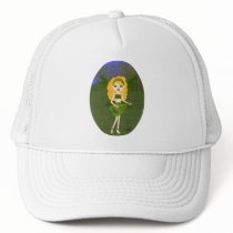 Rock and Roll Faery with Leaf Guitar Hat