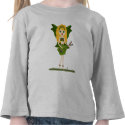 Rock and Roll Faery with Leaf Guitar T-Shirt by KirstenEdwards Rock and Roll Faery with Leaf Guitar T-Shirt