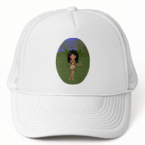 Rock and Roll Faery with Seashell Guitar Hat